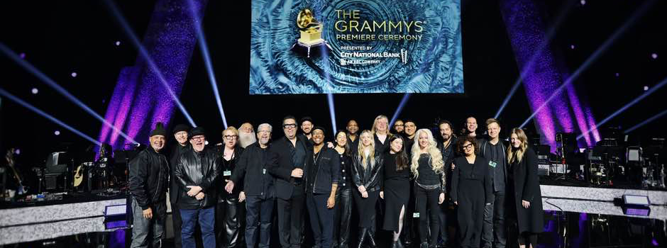 Luis Conte in the Grammy Band